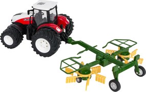 Ramiz Traktor + R/C hrable 1:24 Červená