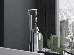 Mexen Avila, voľnostojaca vaňová batéria, chrómová, 75833-00