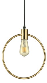 Závesné svietidlo Ideal lux 207841 ABC SP1 ROUND 1xE27 70W mosadz