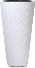 Plastový kvetináč DPMT300 30 cm - biela