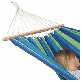 SPRINGOS Hojdacia sieť 200x150 cm, modro-zelená SPRINGOS NIZZA