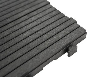 Gumová dlaždica COSMOPOLITAN 45 x 45 cm, sivá, zosilnená 2,5 cm MHEU5100188