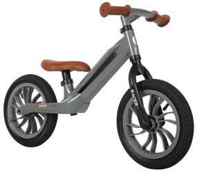 Detský balančný bicykel, odrážadlo Racer, šedé