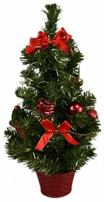 Vianočný stromček Newkirk červená, 50 cm