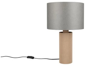 Sivo-béžová stolová lampa (výška 48 cm) Canio – Trio
