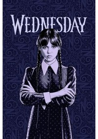 Tmavomodrá fleecová detská deka 100x150 cm Wednesday – Jerry Fabrics