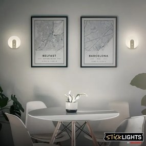 Briloner 3889012 - LED dobíjateľné nástenné svietidlo so senzorom TARO LED/2,5W/5V 1800 mAh matné