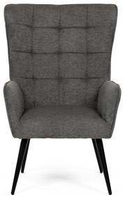 Relaxačné kreslo 315 GREY2, tmavošedé