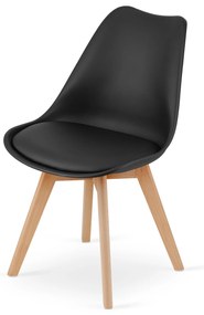 Dekorstudio Dizajnová stolička ENZO 007 čierna Počet stoličiek: 2ks