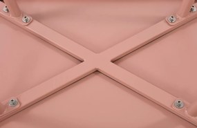 Konferenčný stolík Velva - v45 x 80 x 45 cm - Ružová