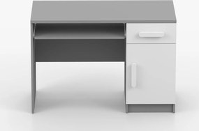 Písací stôl SMYK - šedý/biely (viac variant)