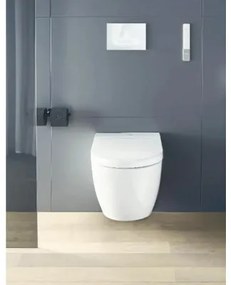 Závesné WC DURAVIT SensoWash Starck F otvorený splachovací kruh biele vr. WC dosky D 650000012004320