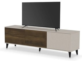 Televízny stolík Random-2 II, orech / krémová