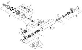 GROHE 34169001 - Termostatická sprchová batéria GROHTHERM 2000 DN 15 chróm