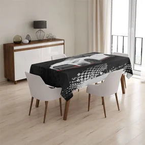 Sablio Obrus Nissan GTR 35 Čierny - 90x90 cm