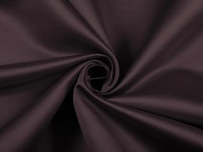 Biante Saténový záves LUX-019 Čokoládovo hnedý 140x160 cm
