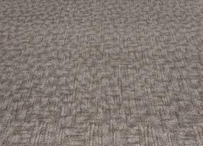 Koberce Breno Metrážny koberec DOBRO 43, šíře role 400 cm, hnedá, viacfarebná