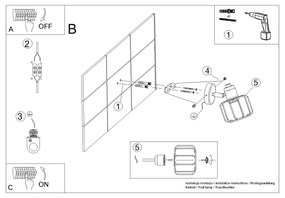 Sollux Lighting Nástenné svietidlo BELUCI 1 biele