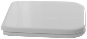Kerasan Kerasan, WALDORF WC sedátko, Soft Close, biela/bronz, 418601