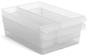 Súprava 3 ks organizérov do chladničky, ROTHO LOFT FRIDGE, antibakteriálne 5 l + 3 l + 1,5 l