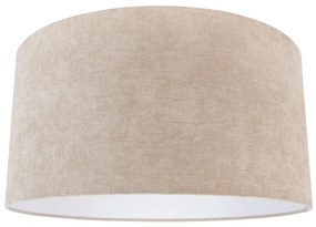 Látkové tienidlo na lampu svetlohnedé okrúhle 50/50/25