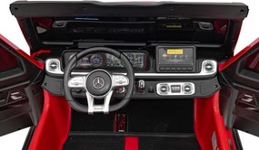 Elektrické autíčko Mercedes Benz G63 AMG XXL červené