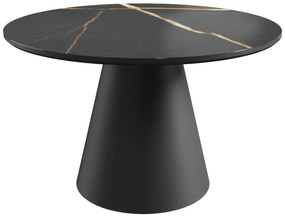 Konferenční stolek Margos 66 cm černý/mramor II