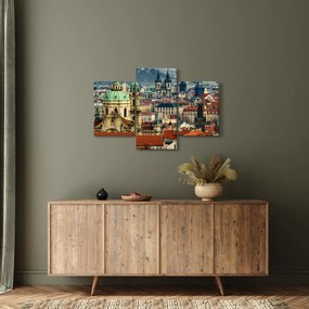 Obraz - Panorama Prahy (90x60 cm)