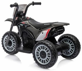 Baby Mix Detská elektrická motorka Honda CRF 450R, sivá