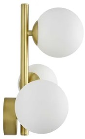 Ideal Lux - LED Nástenné svietidlo PERLAGE 3xG9/3W/230V zlatá/biela