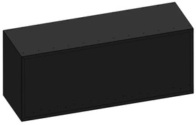 InFire - Rohový BIO krb 110x45 cm 3kW čierna