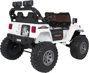 Elektrické autíčko Extreme Sport 4x4 biele