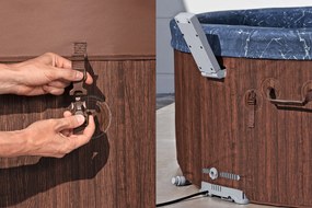 BESTWAY Lay-Z-Spa Toronto ThermaCore Smart AirJet Vírivka, 190 x 70 cm, 7 osôb 6001W