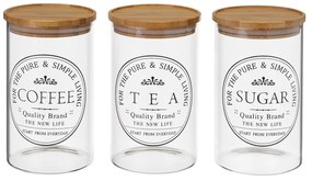 Sklenené dózy v súprave 3 ks – Casa Selección