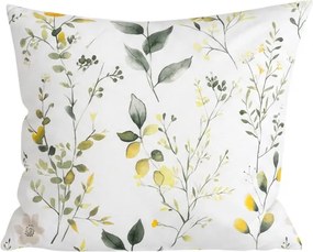 Obliečka na vankúš z mikrovlákna CITRUS GARDEN 45x45 cm, biela