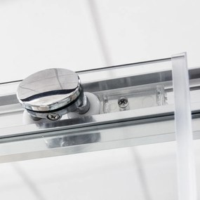 Roth Posuvné sprchové dvere LLD4 pre inštaláciu do niky - bez vaničky ROTH-Variant: šírka: 140 cm - (LLD4/1400 - 574-1400000-00-02), ROTH-Profily: pr…