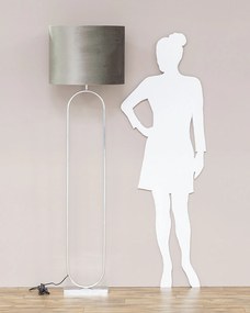 Stojacia lampa Mira Taupe  178cm