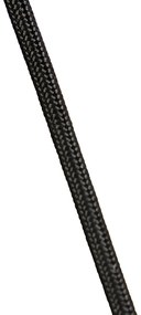 Priemyselné závesné svietidlo čierne 3-svetlo - Cava