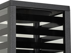 Moderné vonkajšie stojaca lampa čierna 80 cm IP44 - Reims