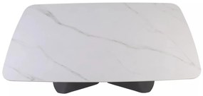 Rozkládací jídelní stůl Armando 160/240 bílý/černý