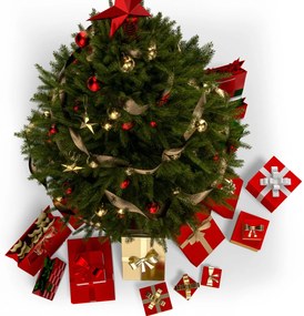 InternetovaZahrada Umelý vianočný stromček 180 cm + stojan