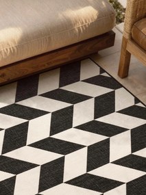 Ted Baker, Kusový koberec Ted Baker Haringey 106378 Black White, 200x300, čiernobiela, chodba / predsieň