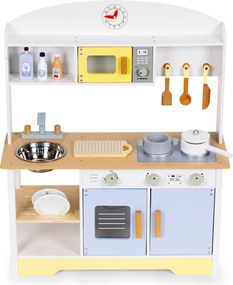 Detská kuchynka rúra práčka mikrovlnná rúra 12 príslušenstvo ECOTOYS