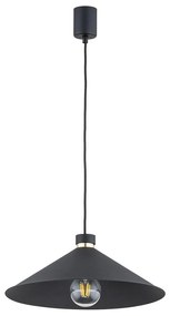 Argon 4695 - Luster na lanku NASHVILLE 1xE27/15W/230V čierna