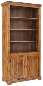 furniture-nabytek.cz - Rustikálna knižnica 100x200x45 z indického masívu palisander