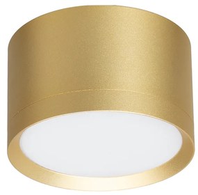 Stropné svietidlo Cyklop, 1x zlaté kovové tienidlo