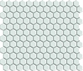 Keramická mozaika Premium Mosaic bílá 26x30 cm lesk MOS26WH