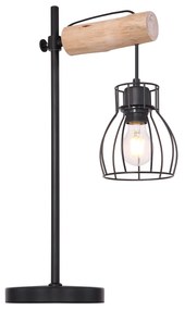 GLOBO Stolná lampa v škandinávskom štýle MINA, 1xE27, 40W