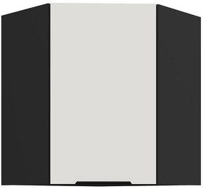 Kuchynská skrinka Aria-Wh/Bl Anti Fingerprint 60x60 Gn-72 1f (45°)