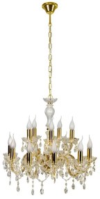 Luster na reťazi MARIA TERESA 12xE14/40W/230V